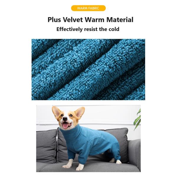 Clothes for Pets Large and Small Puppy Dog Winter Sweater Dress Made of Polar Fleece