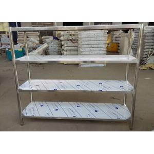 Industrial Heavy Duty Stainless Steel Storage Shelves , 5 Feet Long Open Metal