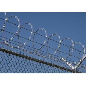 Security Protected Bto22 Galvanized Razor Barbed Wire Concertina Cross