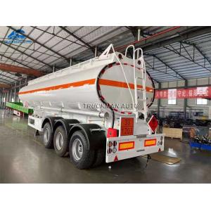 3 Axle 45000 Liter Oil Tank Semi Trailer Mechanical Suspension