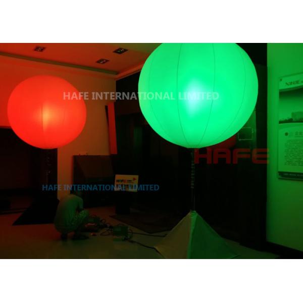 DMX And Dimmable LED Inflatable Lighting Decoration RGBW 200W 400W Balloon