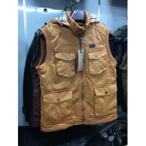 MP-1518  Men's PU vest jacket coat