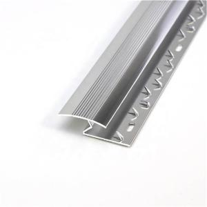 Silver Aluminium Z Section Aluminum Carpet Trim 15mm Carpet Trim Edge