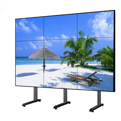 Anti-reflective Glass55 Inch Mulit- screen Wall Display Advertising Free