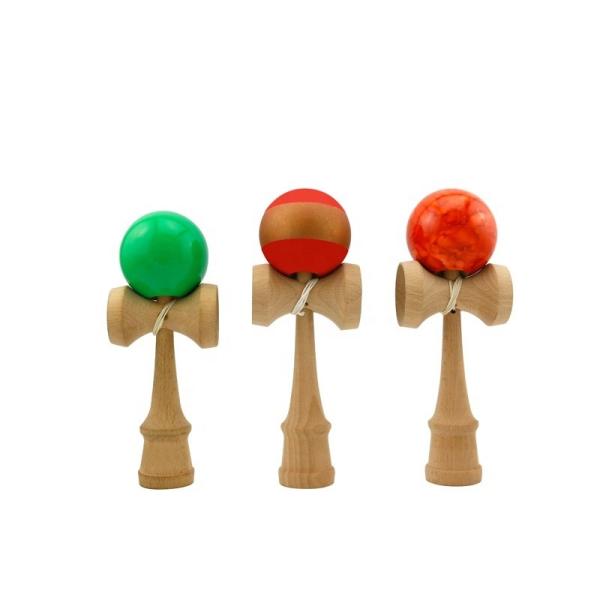 Buy Japanese Traditional Wooden Kendama Ball Standard Game 14 Years at wholesale prices