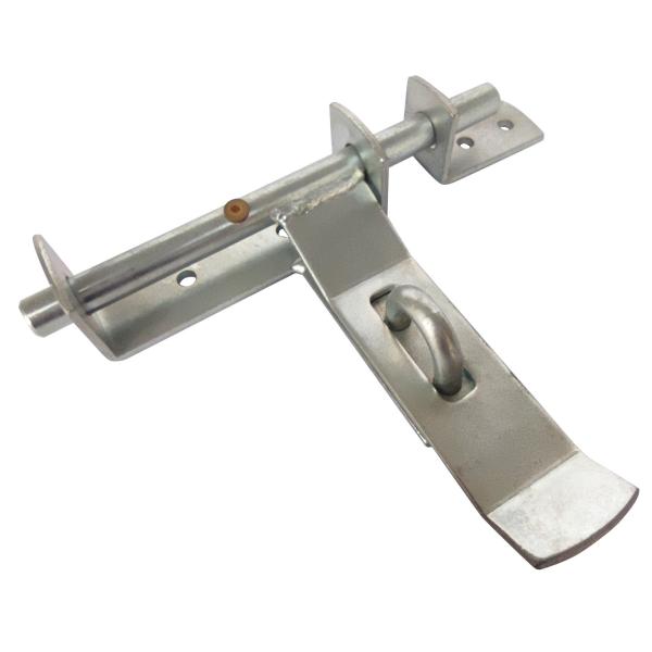 Chrome Sliding Door Bolt Heavy Duty Barrel Bolt Lock Latch With Padlock Hole 8 Inch