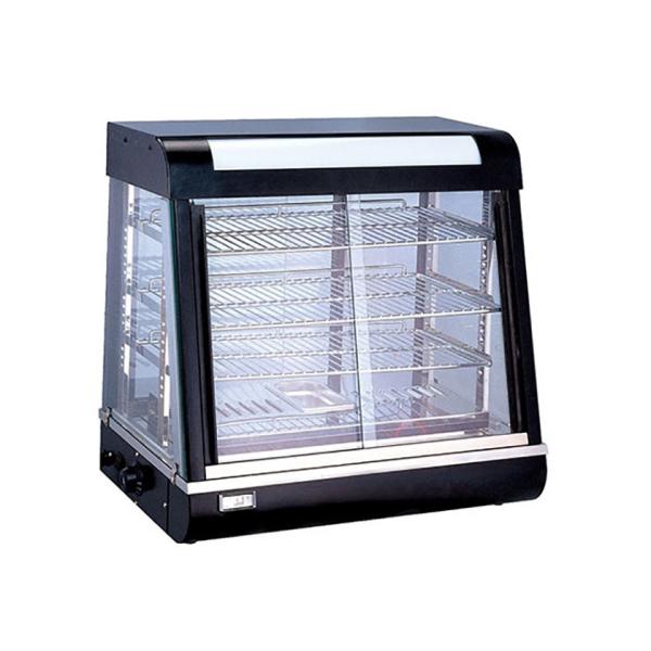Buy Electric Heating Cake Display Cabinet Counter Top 3-Layers Glass Food Warmer Showcase at wholesale prices