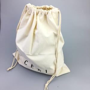 Custom Silk Printing Natural 8 Oz Cotton Canvas Storage Bag