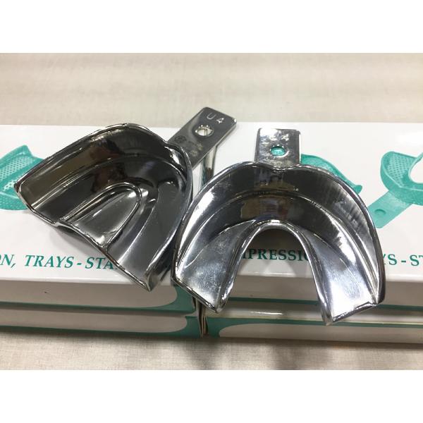 Stainless Steel Dental Impression Trays Autoclavable No Perforated High Strength