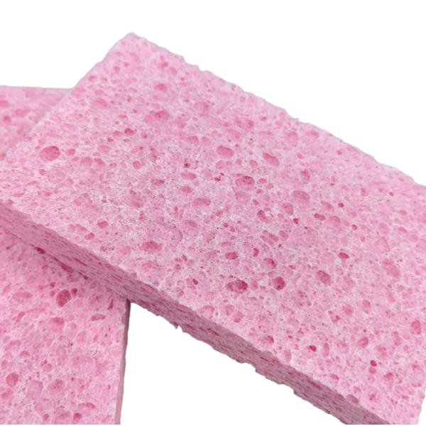 Compressed Wood Pulp Dish Sponge - Oil Absorbent Eco Kitchen Scrubber