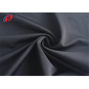 Plain Dyed Weft Knitted Fabric 92% Polyester 8% Spandex Terry Fabric For Garment