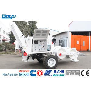 Stringing Equipment Hydraulic Puller For Power Line With Air Cooling Engine