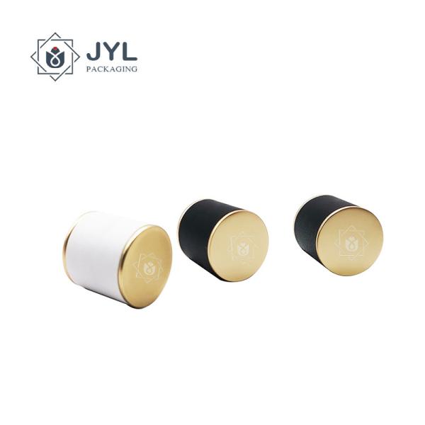 OEM Luxury Perfume Cap With Leather And Text For Europe Parfum Brands