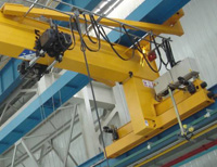Compacted Frame Wall Traveling Truck Jib Cranes For Fitting & Fabrication Workstation