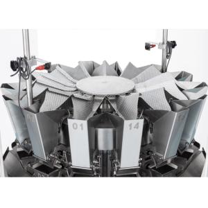 Precision 10 Head Or 14 Multihead Weigher Packing Machine With Touch Screen