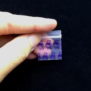 Resealable Seal Magic Mini Plastic Zipper Bags Customized Design