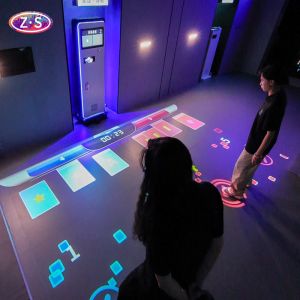 All In One Mobile Interactive Floor Projection Puzzle Games With 48 Games