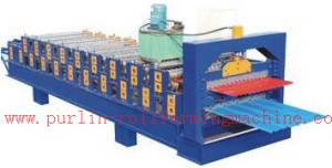 Quality PLC Control Automatic Steel Roof Panel Roll Forming Machine Double Layer High Efficiency for sale