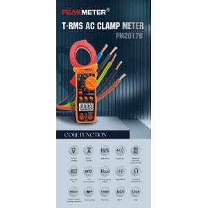 6000 Counts Digital AC Clamp Meters With Non-Contact Voltage detaction,NCV and