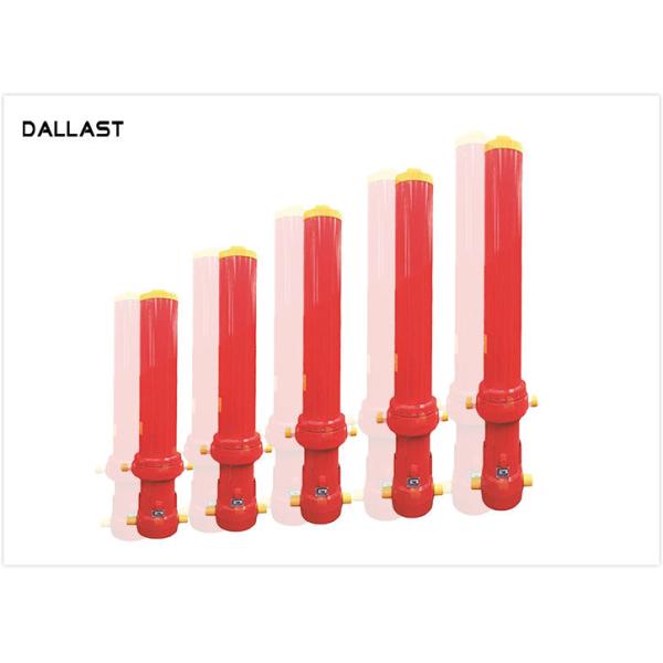 Front End Hydraulic Lift Cylinder for Engineering Machinery , Telescoping