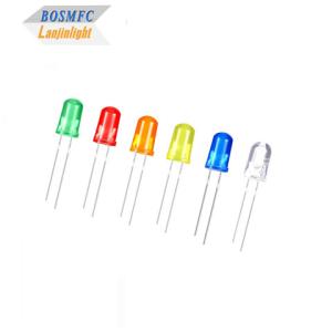 5mm dip LED Yellow color diffussed Multi Function Practical round top