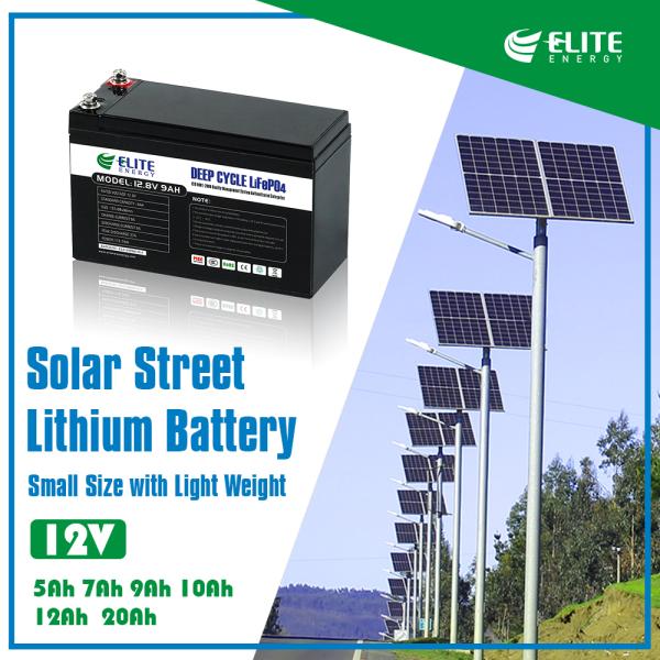 Small Capacity 12V 9Ah Lithium Iron Battery Pack New Energy Solar Storage