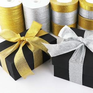 Wholesale High Quality cake ribbon metallic yarn ribbon 38 mm