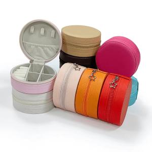 High End Portable Pink Jewelry Set Box Earrings Rings Necklaces Bracelets