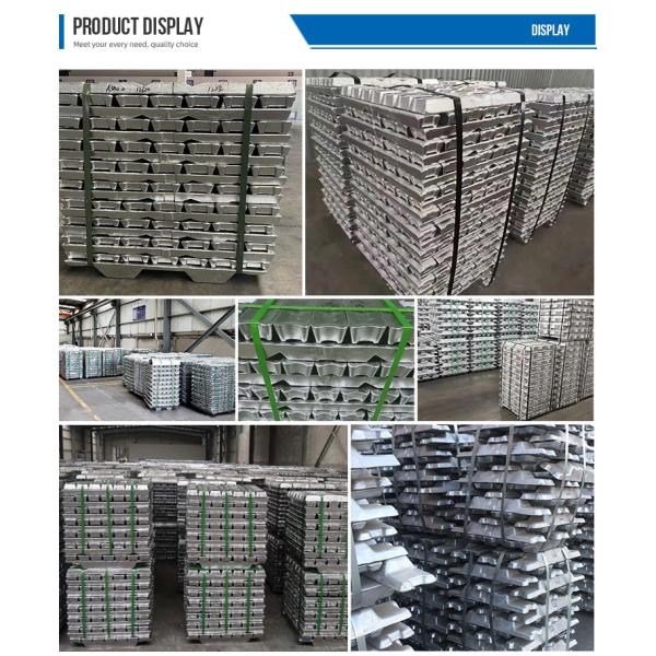 99.99 Pure Aluminum Ingot For Different Applications Length Scope 2000mm-6000mm