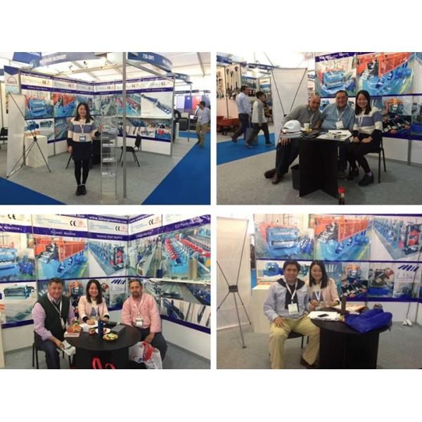 Galvanized cold steel sheet downspout pipe roll forming machine