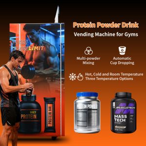 Energy Efficient Protein Powder Vending Machine with Automatic Cup Dispensing