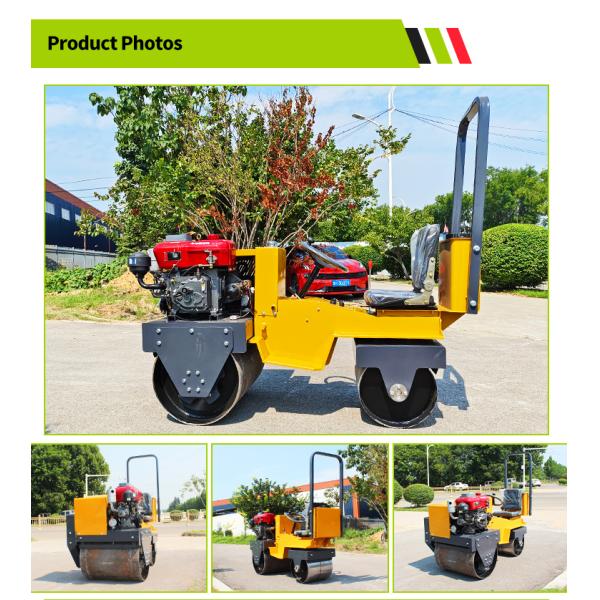 Hot Sale Small Compactor Roller Vibratory Compactor Double Drum Roller Mini Road Roller Price