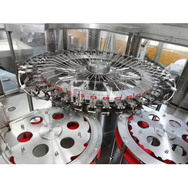 Antiseptic Sterilized Filling Machine PET Carbonated Beverage / Gas Water Monoblock