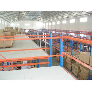 500kg Professional Steel Shelf Supported Mezzanine For Warehouse , Office