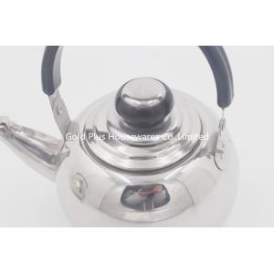 1L 0.19cbm Stainless Steel Whistling Kettle With Bakelite Handle