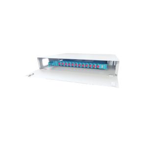 1U ODF Fiber Panel 12Fiber 19inch Rack Mount Sliding Modular