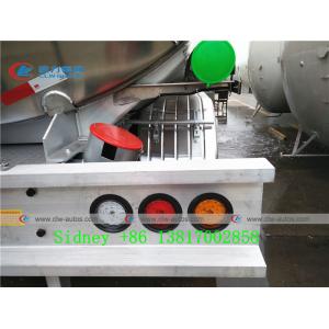 LHD RHD Tri Axle 47cbm Aluminum Alloy Diesel Tank Truck