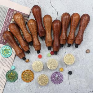 Wooden Wax Seal Stamp Branches Vintage Sealing Wax Stamps Retro Wooden Handle