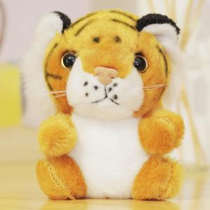 EN71 25cm Simulation Tiger Stuffed Doll With Polypropylene Cotton Filling