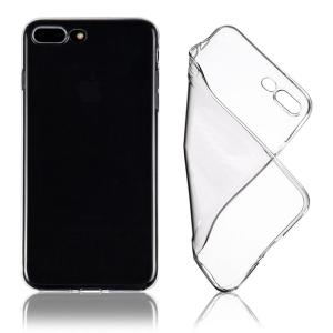 Super thin Transparent Silicon Soft TPU Clear Phone Back Case Cover For Iphone 8