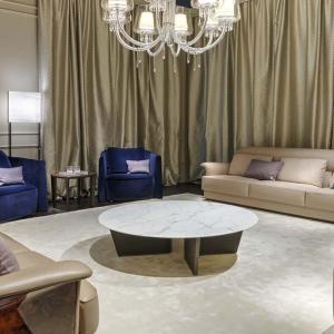 1000mm Italian Coffee Table 45cm Pine Round Couchtisch