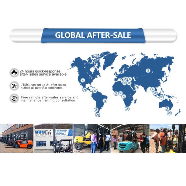 LTMG forklift attachment small 2 ton 2.5 ton electric orklift with block clamp