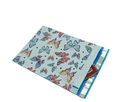 Customized SIze Full Printing LDPE/HDPE Mailing Plastic bag/Wicket Bag with self