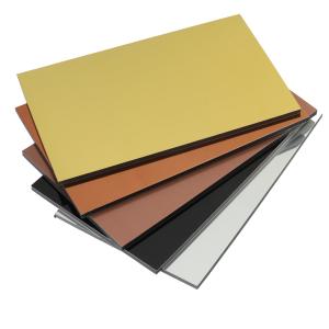China Mirror Finish Fire Retardant Coating Exterior Interior Wall Decoration Material Aluminum Composite Panel on sale