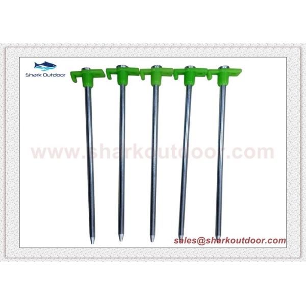 High quality Hard Ground Tent Peg stakes with plastic stopper