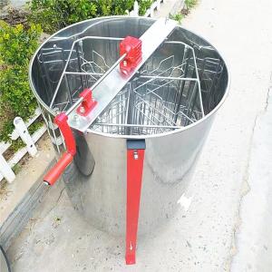 4 Frame Stainless Steel Manual Honey Extractor With Inner Baskets Extract Honey
