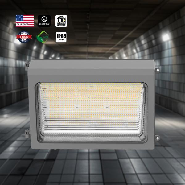Buy 40W-120W IP65 Slim Led Wall Pack Light For Parking Areas Entry Ways Loading Docks And Pathways at wholesale prices