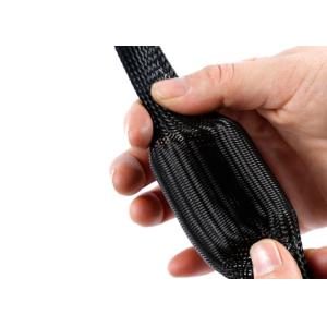 Expandable PET Nylon Automotive Wire Sleeve With Custom Logo Printing