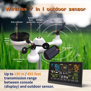Latest Wifi Weather Station With 7 in 1 Wind Speed/ UVI /Light/ Rain /Barometric