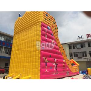 Custom Made Kids Inflatable Slide Single Lane Yellow 12x7x10m